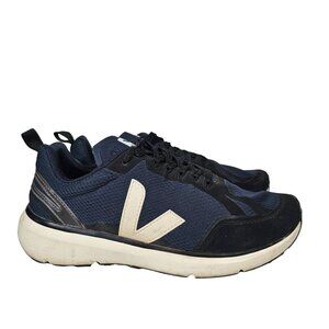 Veja Condor 2 Alveomesh Mens 8 Running Sneakers Shoes Navy Black Off-White